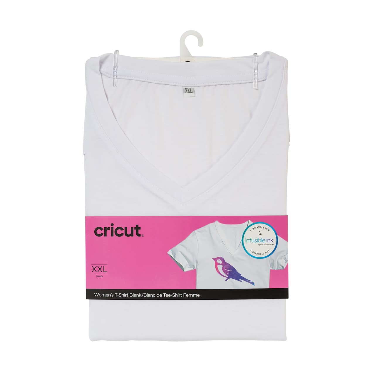 6 Pack: Cricut&#xAE; Women&#x27;s Blank V-Neck T-Shirt
